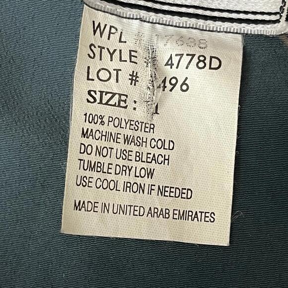 DBY Vintage Y2K Teal Floral Midi Dress Fairy Cottagecore Coquette Sleeveless 11 - Picture 9 of 9